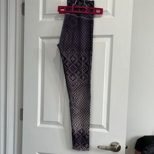 Niyama Sol Purple Patterned Leggings